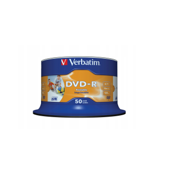 Verbatim DVD-R 4,7 GB 100 szt. do nadruku AZO